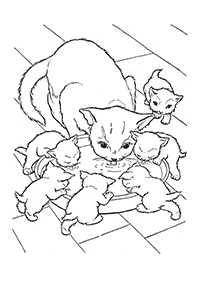 Katzen Malvorlagen - Seite 23