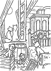 Katzen Malvorlagen - Seite 36