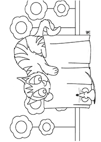 Katzen Malvorlagen - Seite 58