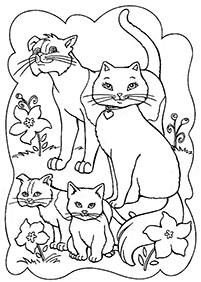 Katzen Malvorlagen - Seite 59