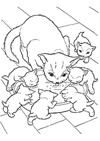 Katzen Malvorlagen - Seite 87