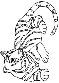 Tiger Malvorlagen - Seite 35