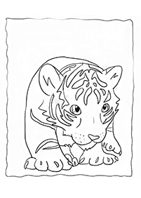 Tiger Malvorlagen - Seite 61