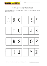Alfabeto inglés – página 43