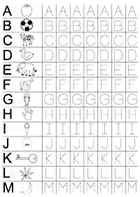 Alfabeto inglés – página 64