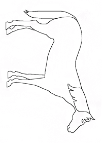 Páginas para colorear de caballos - página 56