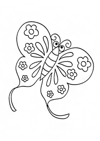 Páginas para colorear de mariposas - página 58