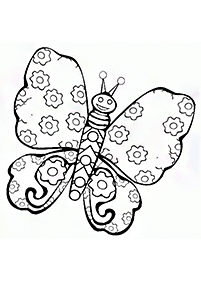 Páginas para colorear de mariposas - página 59