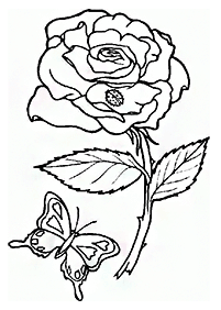 Páginas para colorear de mariposas - página 71