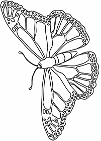Páginas para colorear de mariposas - página 76