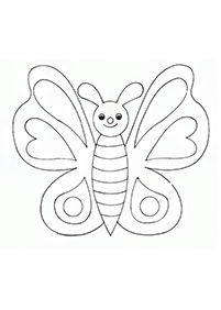 Páginas para colorear de mariposas - página 82