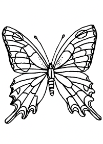 Páginas para colorear de mariposas - página 84