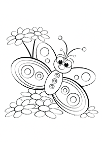 Páginas para colorear de mariposas - página 95