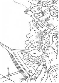 Páginas para colorear de peces - página 88