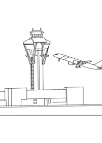 Páginas de aviones para colorear – Página 53