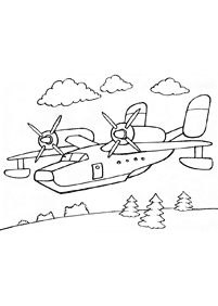 Páginas de aviones para colorear – Página 68