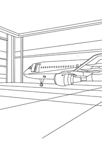 Páginas de aviones para colorear – Página 5