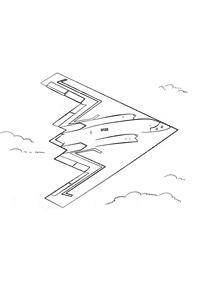 Páginas de aviones para colorear – Página 7