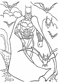 Páginas para colorear de Batman – Página 29