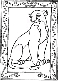 Páginas del Rey León para colorear– página 57
