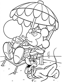 Páginas de Mickey Mouse para colorear– página 85