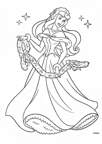 Páginas para colorear de la Bella durmiente (Aurora) – página 56