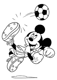 Páginas de fútbol para colorear– Página 1