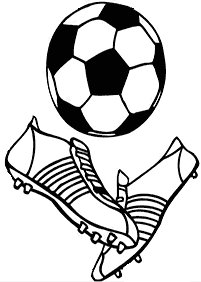 Páginas de fútbol para colorear– Página 21