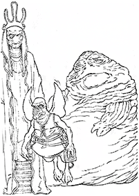Páginas para colorear de Guerra de las galaxias (Star Wars) - página 103