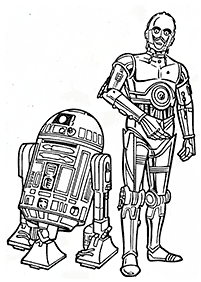 Páginas para colorear de Guerra de las galaxias (Star Wars) - página 36