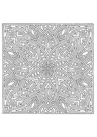 Páginas para colorear de mandalas – Página 103