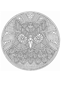 Páginas para colorear de mandalas – Página 23
