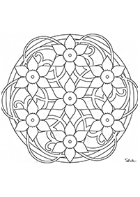 Páginas para colorear de mandalas – Página 64