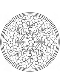 Páginas para colorear de mandalas – Página 70