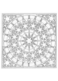 Páginas para colorear de mandalas – Página 87