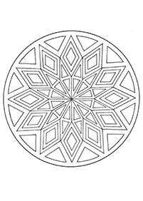Páginas para colorear de mandalas – Página 97