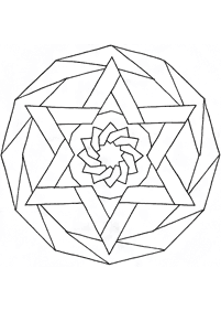 Páginas para colorear de mandalas – Página 98