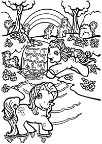 Páginas de Mi Pequeño Ponypara colorear– Página 22