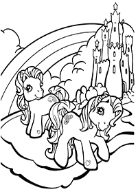 Páginas de Mi Pequeño Ponypara colorear– Página 6