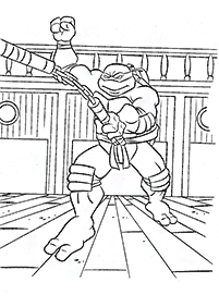 Páginas de las Tortugas Ninja para colorear– Página 53