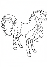 Páginas para colorear de caballos - página 13