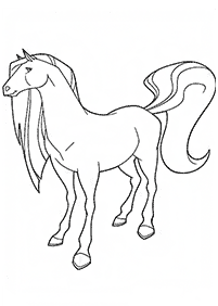Páginas para colorear de caballos - página 25