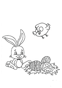 Páginas para colorear de conejos - página 16