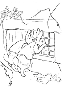 Páginas para colorear de conejos - página 24