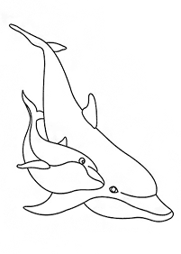 Páginas para colorear de delfines - página 26