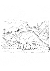 Páginas para colorear de dinosaurios - página 13