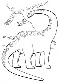 Páginas para colorear de dinosaurios - página 14
