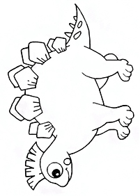 Páginas para colorear de dinosaurios - página 18