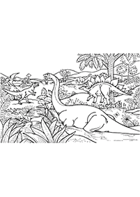 Páginas para colorear de dinosaurios - página 21