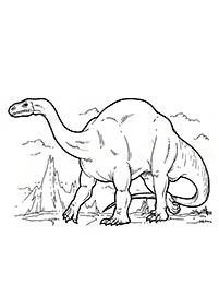 Páginas para colorear de dinosaurios - página 32